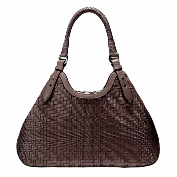 Cole Haan Handbags - Cole Haan Genevieve Weave Triangle Tote